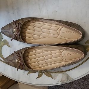 Coach flat shoes
